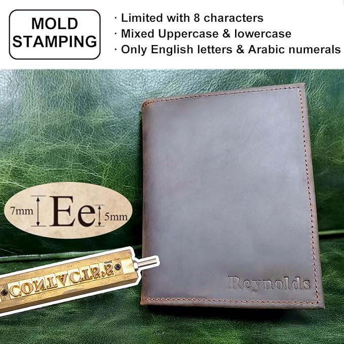 CONTACTS Customized Family Passport Holder for 4 Passport Wallet Compatible with Airtag Personalized Name Passport Cover