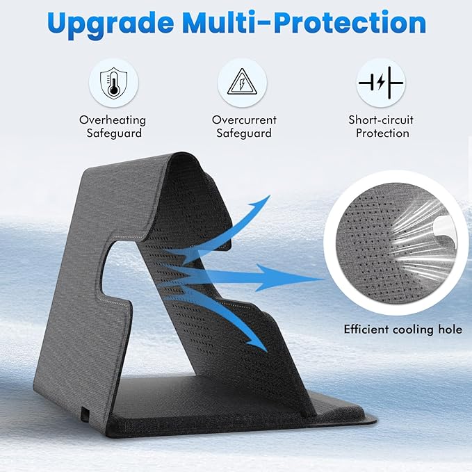 Wireless Charger iPhone, Fast Charging Station for Apple Watch, 3 in 1 Portable Charge Stand for Samsung Galaxy S24/S25 iWatch iPhone 16 15 14 13 12 Pro Max AirPods