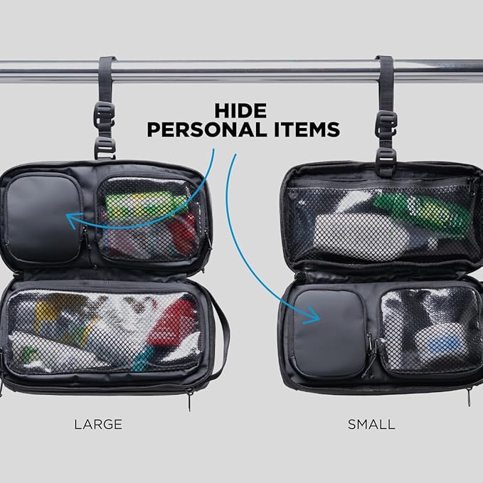 NOMATIC Toiletry Bag for Trips - Great for Travel Size Toiletries - Travel Essentials Wash Bag - Travel Makeup Bag