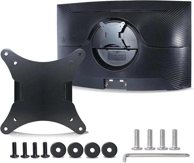Odyssey G5 S36GD VESA Mount Adapter Compatible with Samsung Odyssey G5 G55C（LS27CG550ENXZA LS32CG550ENXZAï¼? G55T（LC34G55TWWNXZAï¼? S3 S36GD(LS27D366GANXZA), Monitor (75 * 75mm VESA)