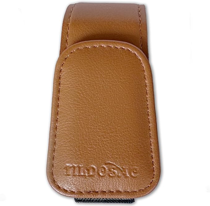 TILDOSAC Magnetic Sunglass Holder for Car Visor,Leather Glasses Holder,Vehicle Accessories Sunglasses Visor Clip for Truck 2 Pack