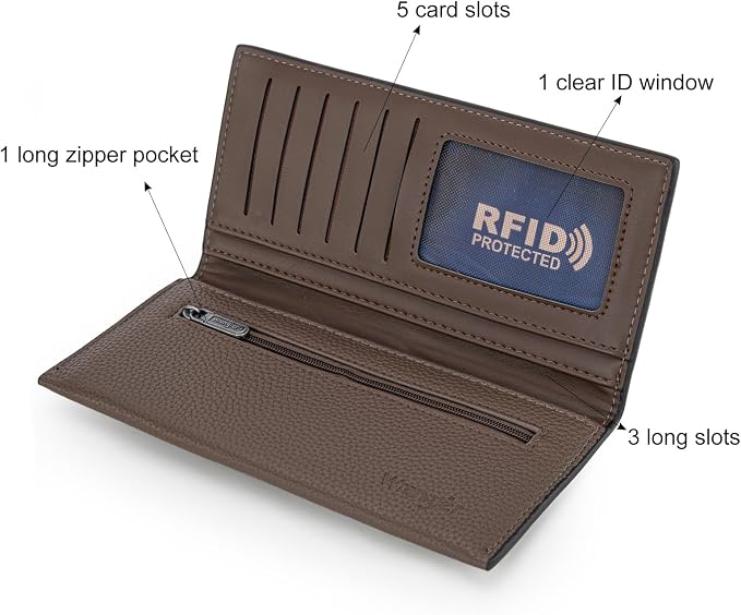 Montana West X Wrangler Wallets Women RFID Blocking Bifold Wallets, Card Cases & Money Organizers Clutch Wallet