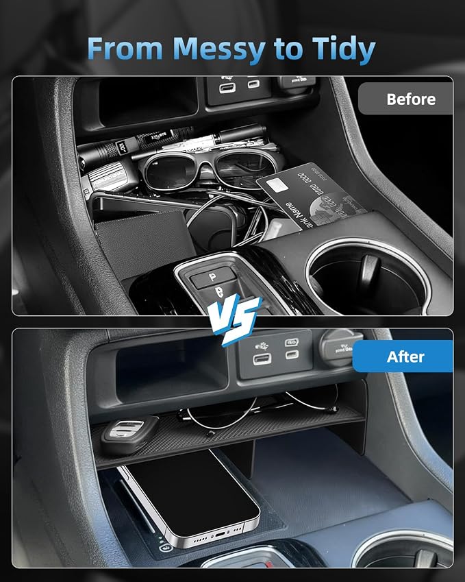 Center Console Organizer for 2023-2025 Honda Pilot & 2026 Passport,Armrest Storage Box Insert Divider Tray, 2023-2025 Honda Pilot & 2026 Passport Interior Accessories