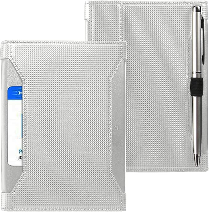 Passport Holder for Travel Essentials, RFID Blocking PU Leather Passport Wallet Cover Card holder Case Passport Book Holders for Women and Men, Grey
