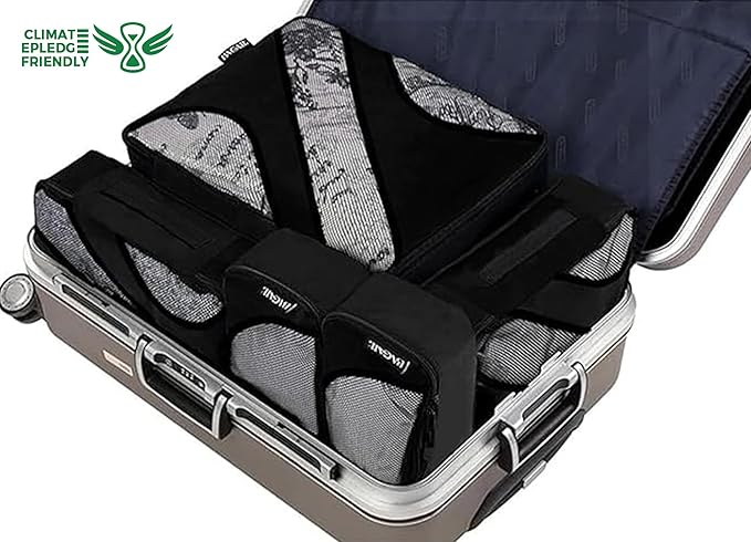 BAGAIL 6 Set Packing Cubes,Travel Luggage Packing Organizers