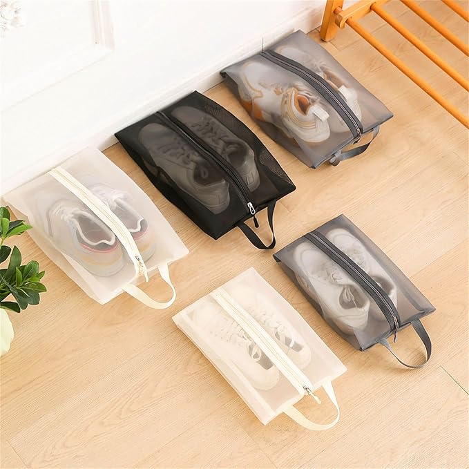 Multipurpose Travel Shoe Organizers Water Nylon Bag For Sports Gears Clothes Storage With Breathable Compartments