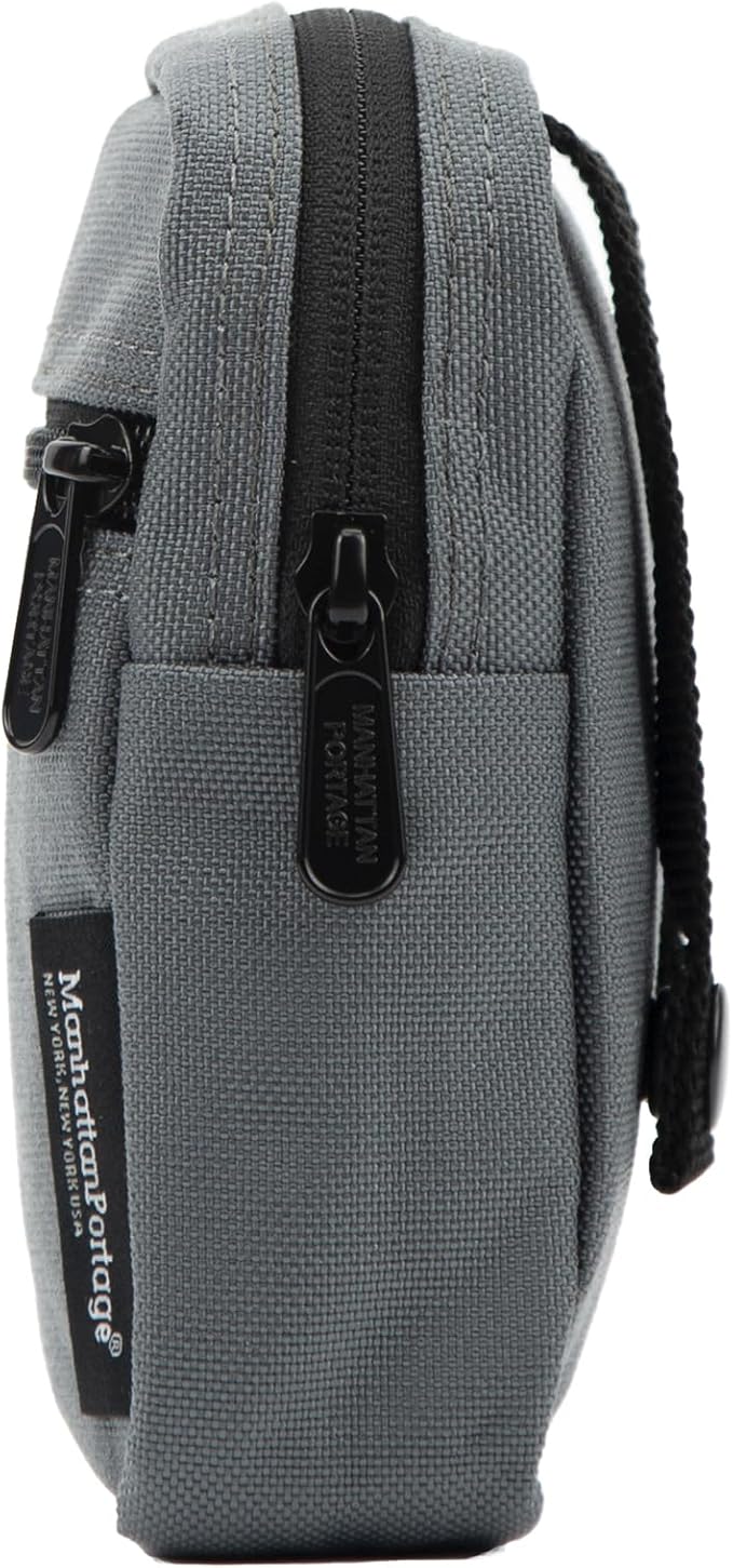 Manhattan Portage TrekPro Zipper Pouch Modular Utility Pouch with Reversed YKK Zippers 1000D Cordura EDC Organizer for Tactical or Urban Use