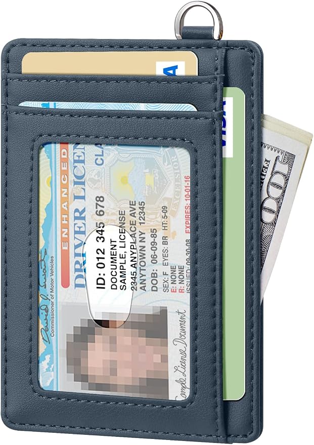 FurArt Slim Minimalist Wallet, Front Pocket Wallets, RFID Blocking, Credit Card Holder for Men