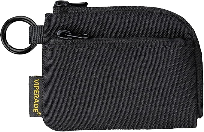 VIPERADE VE37 Mini EDC Pouch – Coin Purse for Men, Slim Zipper Wallet, EDC Gear Organizer, MOLLE Webbing Designed for VAB2 Clip-On Belt/Backpack Attachment, Everyday Carry Tactical Bag