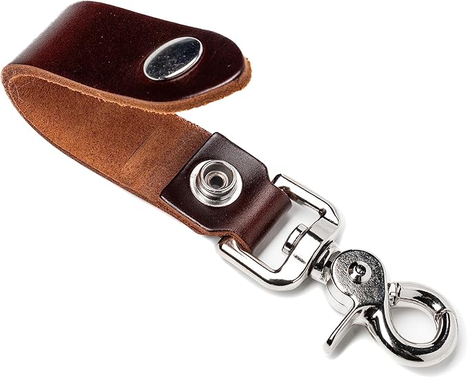 Relentless Tactical | Ultimate Leather Valet Keychain – Made in USA – Full Grain Leather