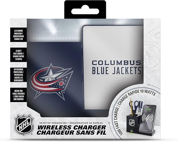 SOAR NHL Wireless Charger and Desktop Organizer