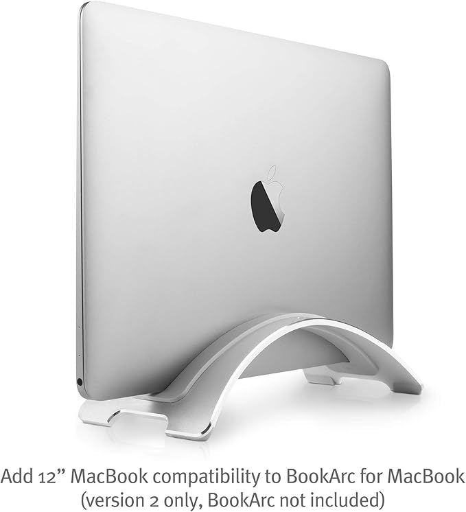 Twelve South BookArc for MacBook Silver Insert C for 12" MacBook (fits Newest Version of BookArc only)