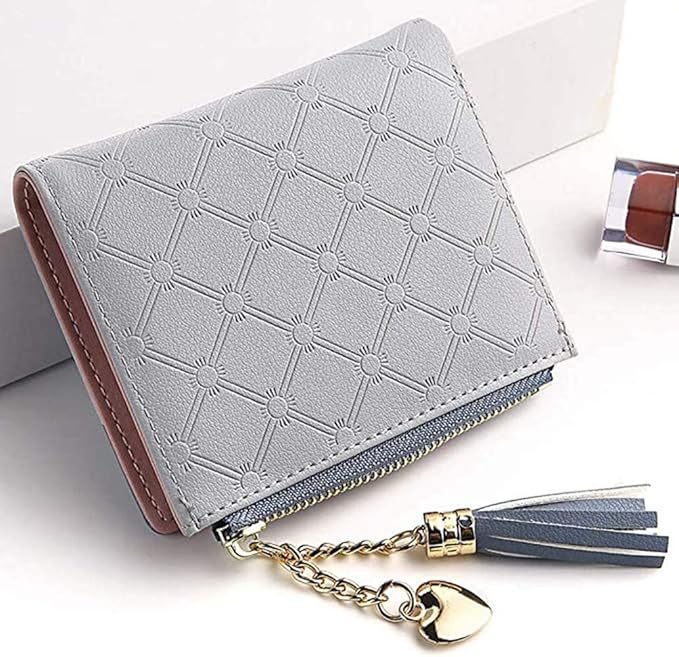 Valentoria Womens Wallet Cute Elegant Long Slim Card Holder Case Minimalist Coin Purse Thin Tassels Zip Clutch Wallets for Girls Ladies | Cute, Elegant, Long, Slim, Case, Minimalist