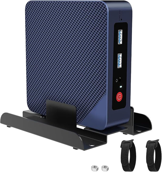 Universal Mini PC Desk Stand for Beelink, Adjustable Vertical Desk Stand for Beelink S12 Pro, SER8, SER6, SER5, SER9, SER9 Pro, EQi12, EQR6 Mini PC Desktop Stand Vertical Desktop Holder