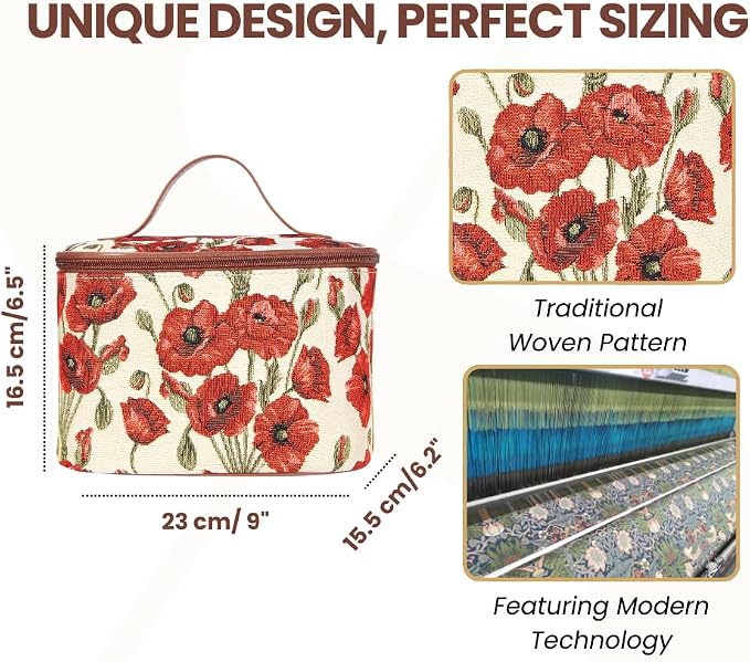 Signare Womens Vanity Bag/Toiletry Case/Make-Up Case, Available in 14 Designs