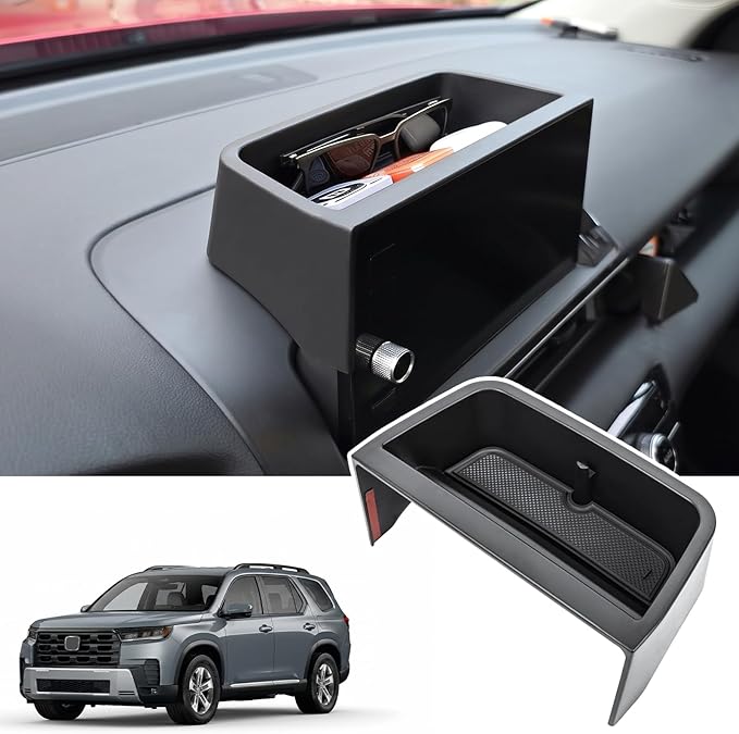 Center Console Organizer Tray Compatible with Honda Pilot 2023 2024 2025 Insert Tray Storage Organizer Interior Divider Accessories (Dash storage tray)