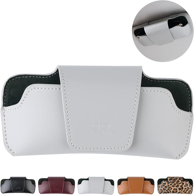 Sunglass Holder for Car Visor Glasses Case Non-Slip Clip Universal for Sunglasses Eyeglasses Car Interior Accessory