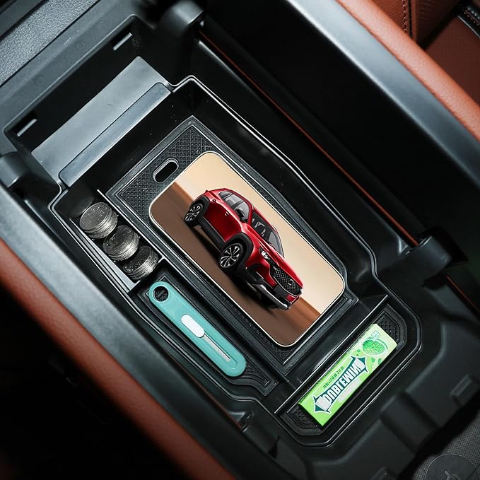 Center Console Organizer for 2023 2024 2025 Mazda CX-50 and and CX50 Hybrid Accessories, for Mazda CX50 CX 50 2023 2024 2025 Armrest Insert Container ABS Secondary Storage Box