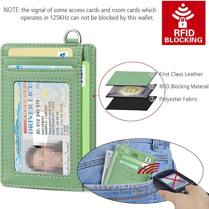 FurArt Slim Minimalist Wallet, Front Pocket Wallets, RFID Blocking, Credit Card Holder for Men