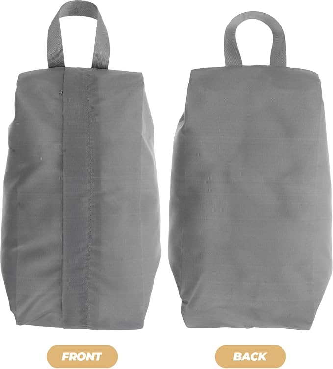 5pcs Waterproof Underwear Travel Bags with Portable Handle Gray Canvas Pouch Suitcase Packing Organizer for Women