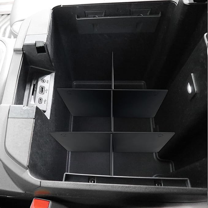 Compatible with Chevy Silverado 1500 Accessories/GMC Sierra 1500 2019-2022 Center Console Organizer Tray Fits for 2020-2023 Silverado/Sierra 2500 HD/3500 HD -Full Console Only