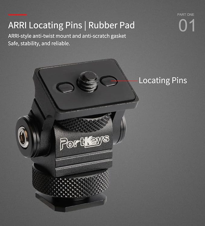 Portkeys Monitor Holder Mount with Locating Pins