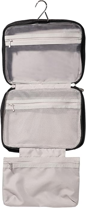 Baggallini Hanging Travel Toiletry Kit - Lightweight 6x10 Inch Makeup Bag