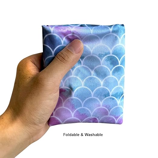 Cute Hanging Car Trash Garbage Bag 100% Leakproof Waterproof Multipurpose for Car Back Front Seat Console with Hanging Strap (Mermaid)
