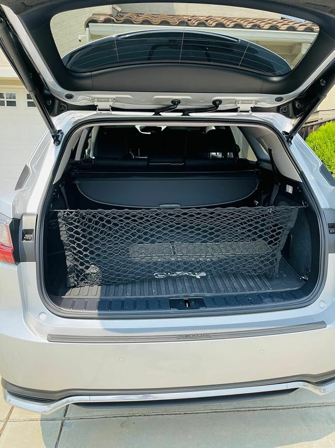 Trunk Organizer Cargo Net for Lexus RX350 350L 450h 450hL 2010–2025 – Envelope Style Cargo Net for SUV – Premium Mesh Car Trunk Organizer – Compatible with RX350 350L 450h 450hL