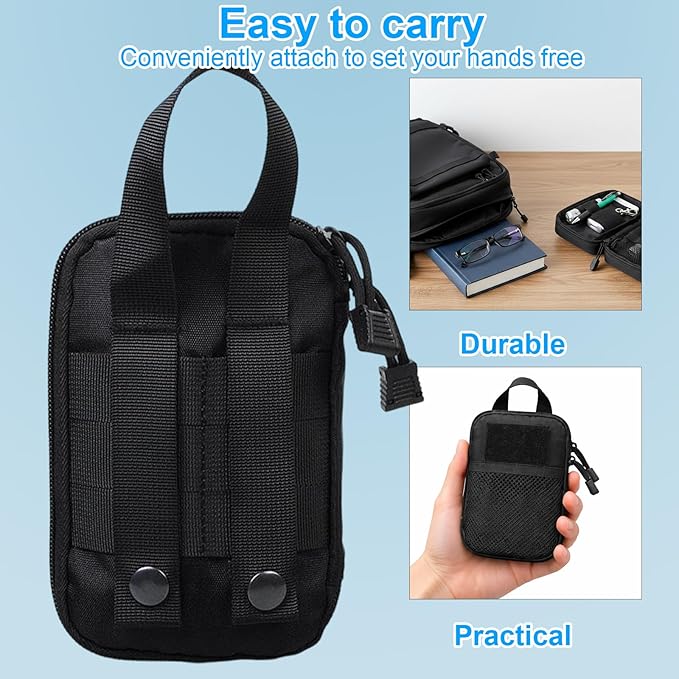 Mini EDC Pouch, Small Tactical EDC Molle Belt Pouch for Men, Portable Military Carry Accessory for Phone, Tools, and Essentials
