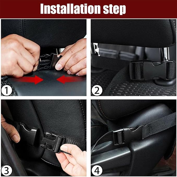 2PCS Car Backseat Organizer with Touch Screen Tablet Holder, Kick Mat Backseat Cover Protector for Kids Toddlers, 6 Storage Pocket Automotive Back Seat Organizer, Universal Fit