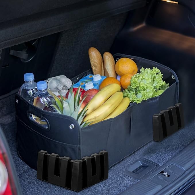 8 Pack Car Trunk Organizer Blocks for Back of SUV Multipurpose Car Storage Organizer Blocks Trunk Divider Available to Wool Carpet for Truck SUV Van Cargo