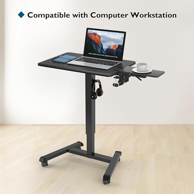 BONTEC Desk Extender Tray, 11.8"x5.9" Table Mount Arm Wrist Rest Shelf, 90°Foldable Elbow Support, Clamp on Computer Arm Rest for Desk, Office & Home Use, Durable & Easy to Install