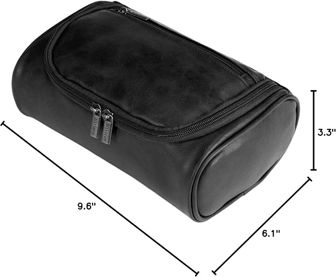 Personalized Small Toiletry Bag for Men,Minimalist Travel Toiletry Organizer Dopp Kit Water-resistant Makeup Bag for Travel Essentials,Travel Gifts For Men Unique