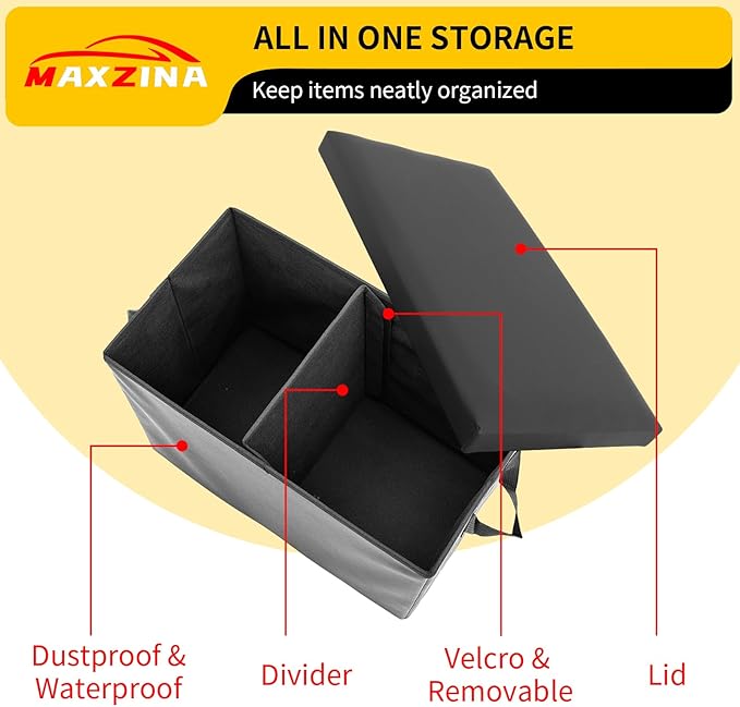 Seat Aisle Storage Box Compatible with 2018-2026 Chevrolet Traverse Rear Console Organizer Foldable Backseat 2nd Row Kids Toys Travel Storage Bin 2025 Chevy Traverse 7 Seat Accessories