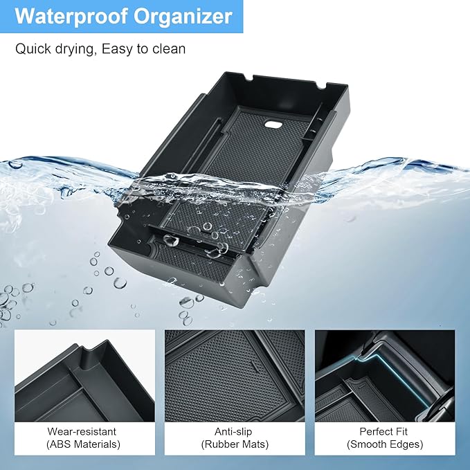 2024 2025 2026 Crosstrek Center Console Organizer for Subaru Crosstrek (Base/Premium/Sport/Limited/Wilderness), 2025 Crosstrek Armrest Tray Coin Holder 2026 Crosstrek&Impreza Accessories