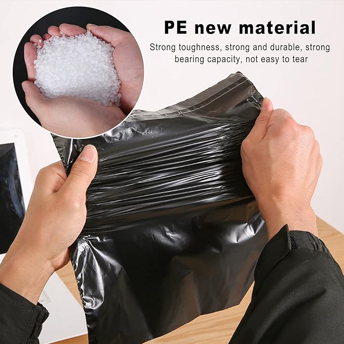 Disposable Car Trash Bags Pack of 100, Vomit Bags, Portable Self Adhesive Cleaning Bags, Easy Stick on and Hanging, for Cars Kitchens Bedrooms Office Travel Camping (Black)