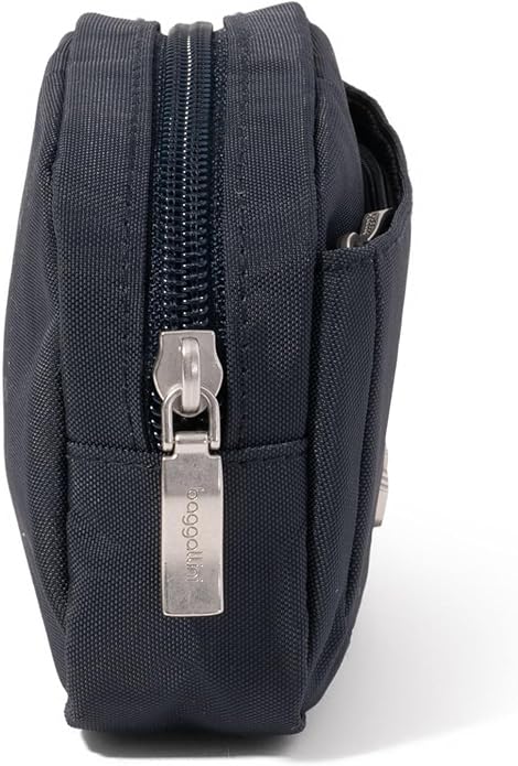 Baggallini Women's Pocket Cosmetic - Lightweight Bag - Travel Essentials Makeup Organizer Mini