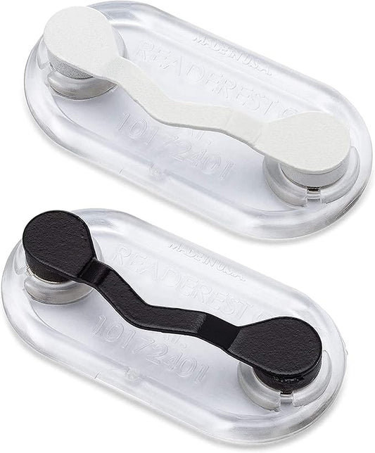 Readerest Magnetic Eyeglass Holders (2 Pack), Made in USA