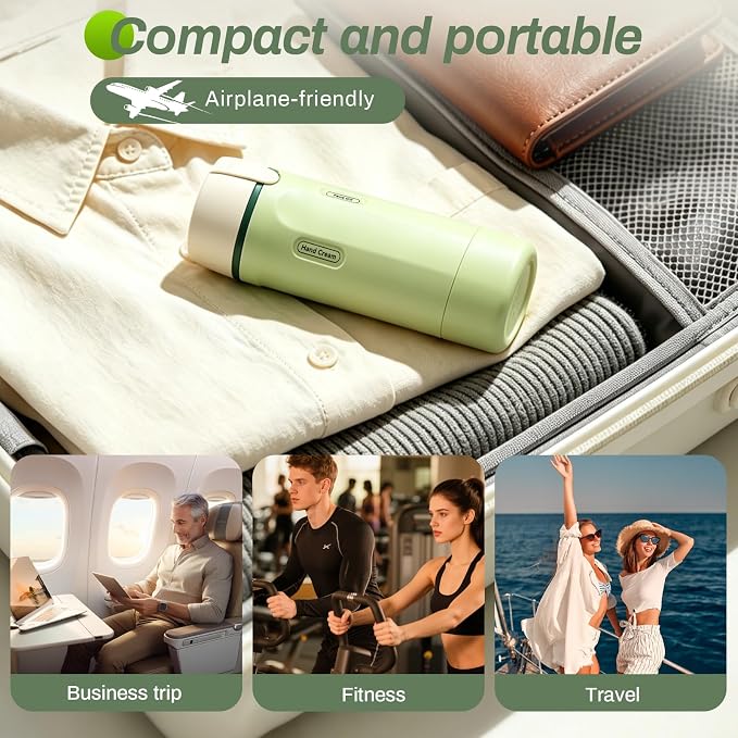 4 in 1 Travel Dispenser Bottle, 4 Pack 30ML Travel Bottles for Toiletries, 4 in 1 Travel Dispenser with Label, Leakproof & TSA Approved Portable Containers for Shampoo Lotion Conditioner Cream