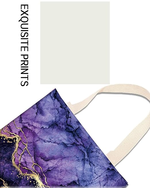 Car Garbage Can, Car Trash Bag, Car Garbage Bag, Hanging Car Trash Can for Car Accessories, Vehicle, Travelling, Camping, Cute Car Back Seat Organizer, Luxury Purple Marble