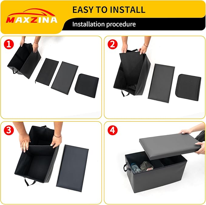 Seat Aisle Storage Box Compatible with 2018-2026 Chevrolet Traverse Rear Console Organizer Foldable Backseat 2nd Row Kids Toys Travel Storage Bin 2025 Chevy Traverse 7 Seat Accessories