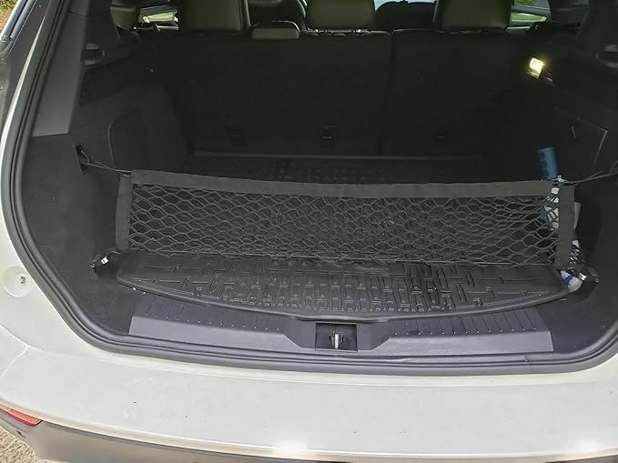 Rear Trunk Organizer Cargo Net for Lincoln MKC 2015-2020 – Envelope Style Cargo Net for SUV - Premium Mesh Elastic Car Trunk Organizer Vehicle Carrier Storage – Compatible with MKC