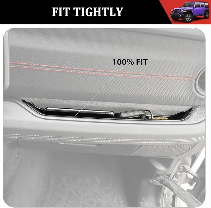 Center Console Organizer for 2018-2023 Jeep Wrangler JL 4XE Console Cup Holder Organizer Trunk Storage Tray Hanging Armrest Storage Box for Wrangler Accessories(18-23 6-Piece, Not Gladiator)