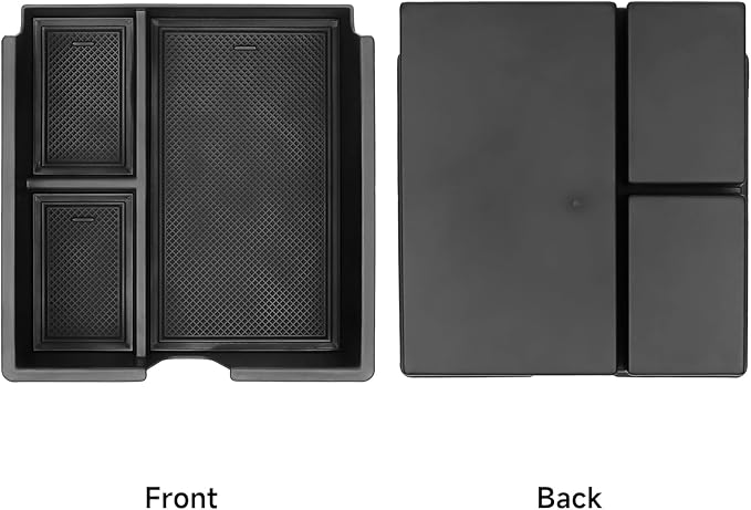 Center Console Organizer Tray Compatible with Lexus 2024 2025 2026 GX550 Premium/Luxury/Overtrail Accessories Armrest Storage Box ABS Console Insert Tray Container (Not Fit Cool Box)