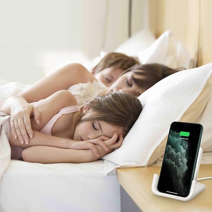 Wireless Charger YUWISS Wireless Charging Stand Cordless Charger 10/7.5/5W Compatible with iPhone 14 13 12/12 /11Pro Max/XR/XS Max/XS/X/8/8Plus Galaxy S22/S21/S9/S9+/S8/S8+ Note