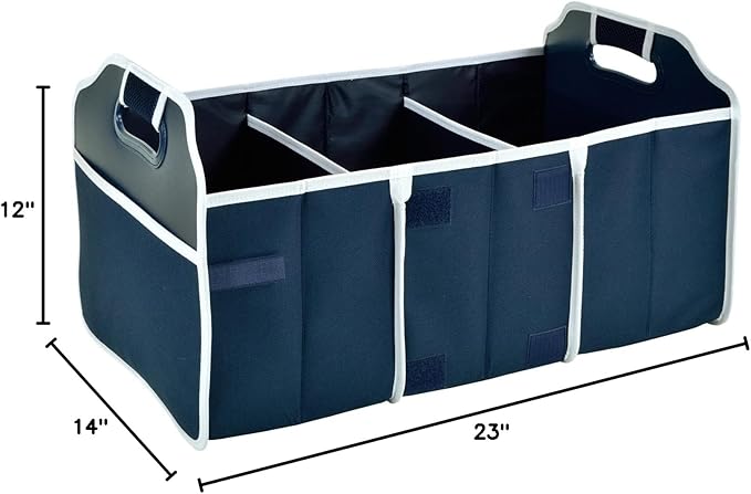 Picnic at Ascot 3 Section Folding Trunk Organizer- Designed & Quality Approved in the USA