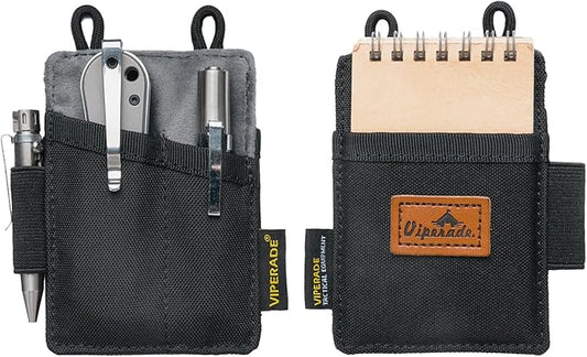 VIPERADE Slim EDC Pouch, Mini Pocket Organizer for Men, EDC Belt Organizer for Knife/Flashlight/Pen/Pry Bar/Mini Tools/Pocket Notebook