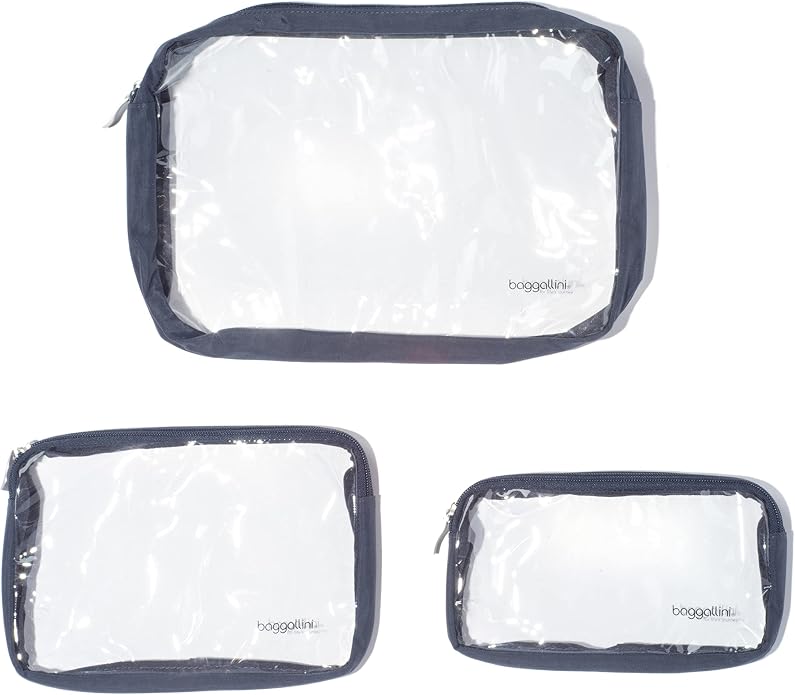 Baggallini Clear Travel Pouches