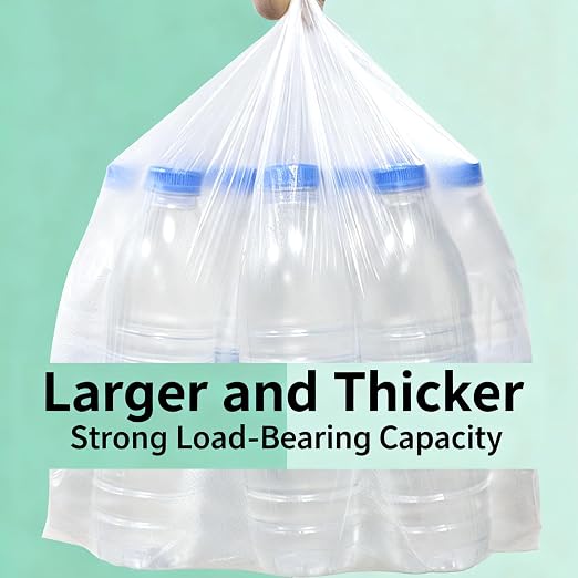 Disposable Car Trash Can Bags, Liner Refills (1-Pack, 100 Bags Total) - for HOTOR Car Garbage Can(Trash Can Not Included) White